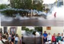 Reprime con gas SSCTlaxcala a manifestantes